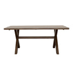 Alston X-shaped Dining Table Knotty Nutmeg