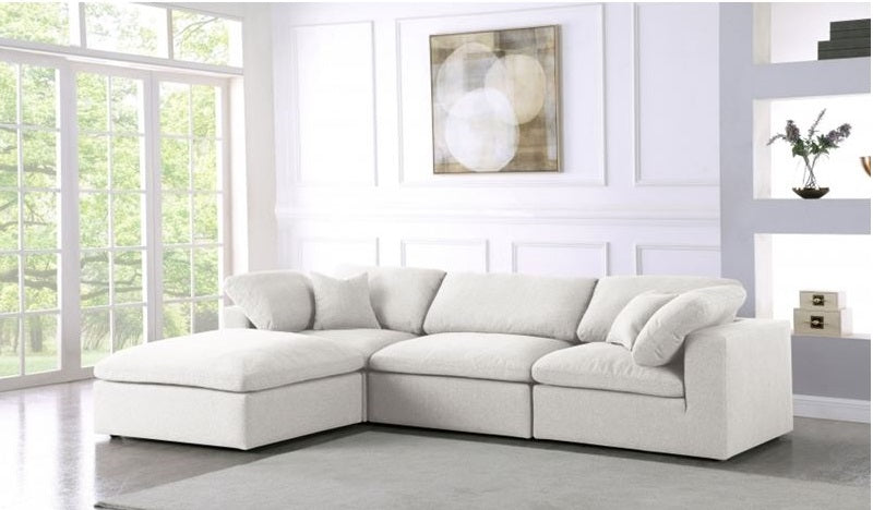 Alia Cloud 4-Pc Sectional - Ivory