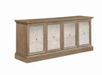 Brockway Cove 4-door Server Cabinet Barley Brown