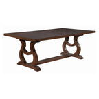 Brockway Cove Trestle Dining Table Antique Java