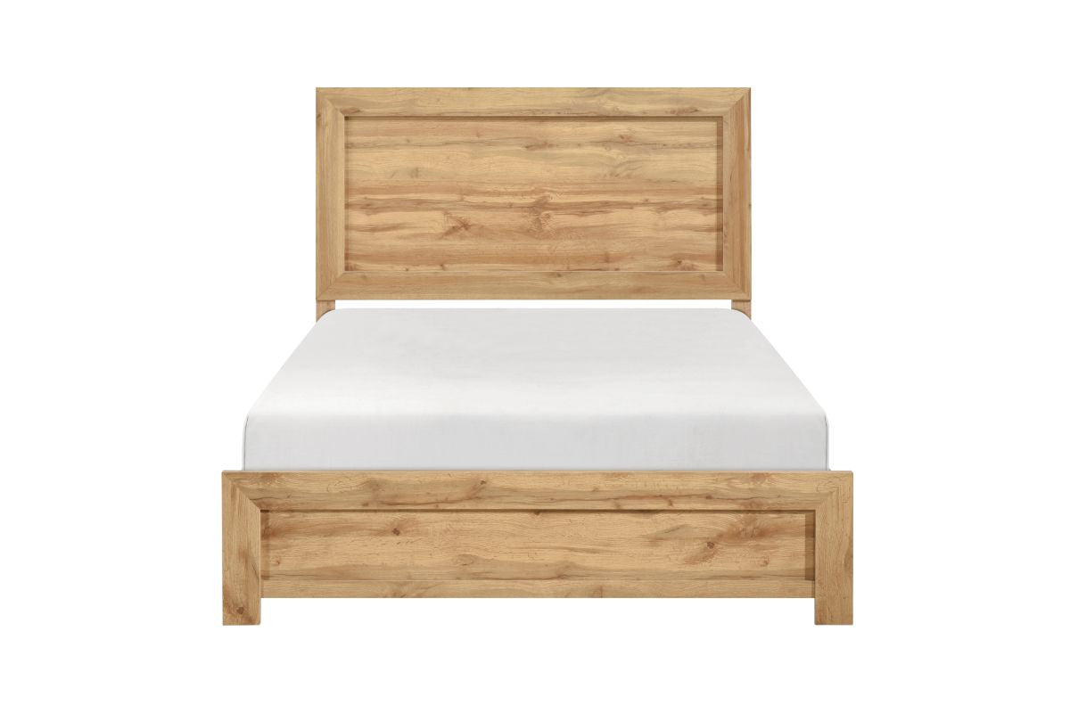1534NA-Q Corbin Queen Bed - Natural