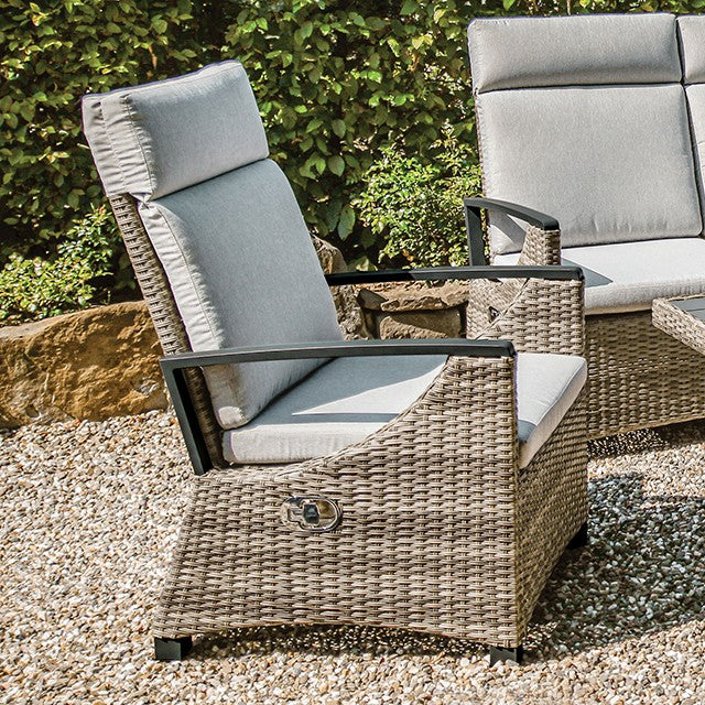 Antigua Adjustable Back Outdoor Arm Chair