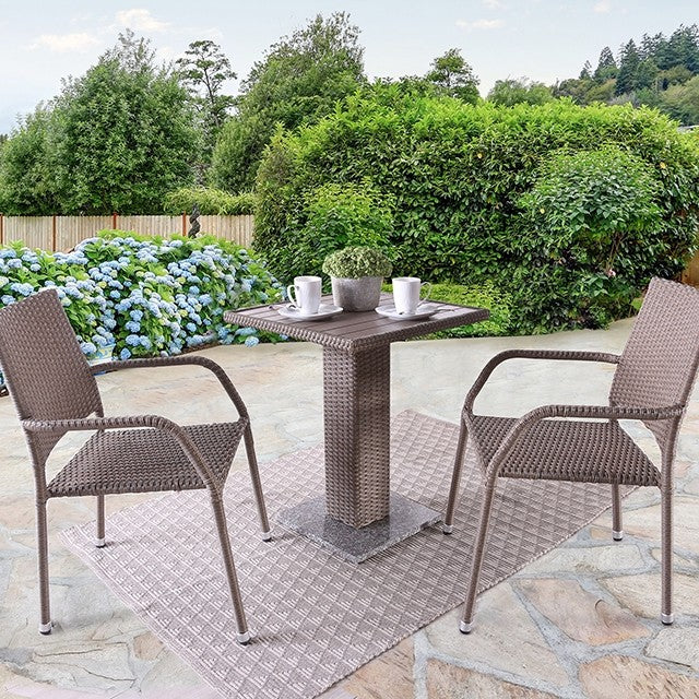 Aminta 3-Pc Outdoor Bistro Dining Set