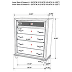 Barzini Chest - White