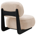 903097 Duffie Upholstered Armless Accent Chair Camel