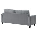 509634 Davis Upholstered Rolled Arm Sofa Grey