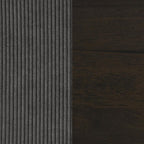 509641  Deerhurst Upholstered Track Arm Tufted Sofa Charcoal