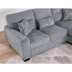 8209 Phelps reversible Sectional with Accent Pillows