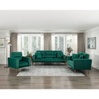 9417GRN-3 Sofa with Accent Pillows