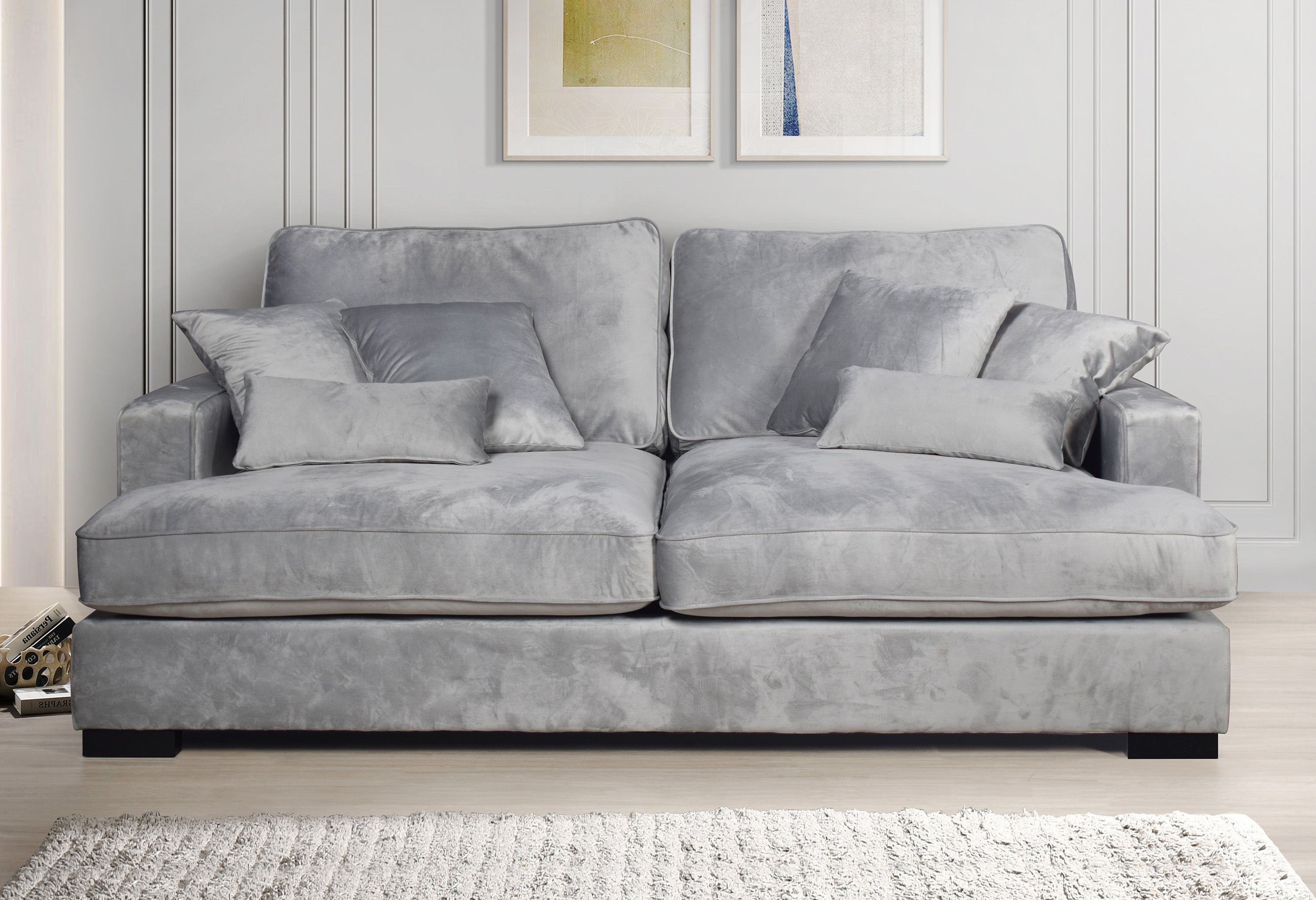 Bailey Extra Deep Sofa Lounger- Grey