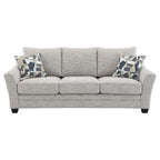 509671 Tomkins Boucle Upholstered Sofa Light Grey