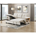 9705BE*32AVC Sectional w/Reversible Chaise, Pull-out Bed, Shelves and Charging Ports