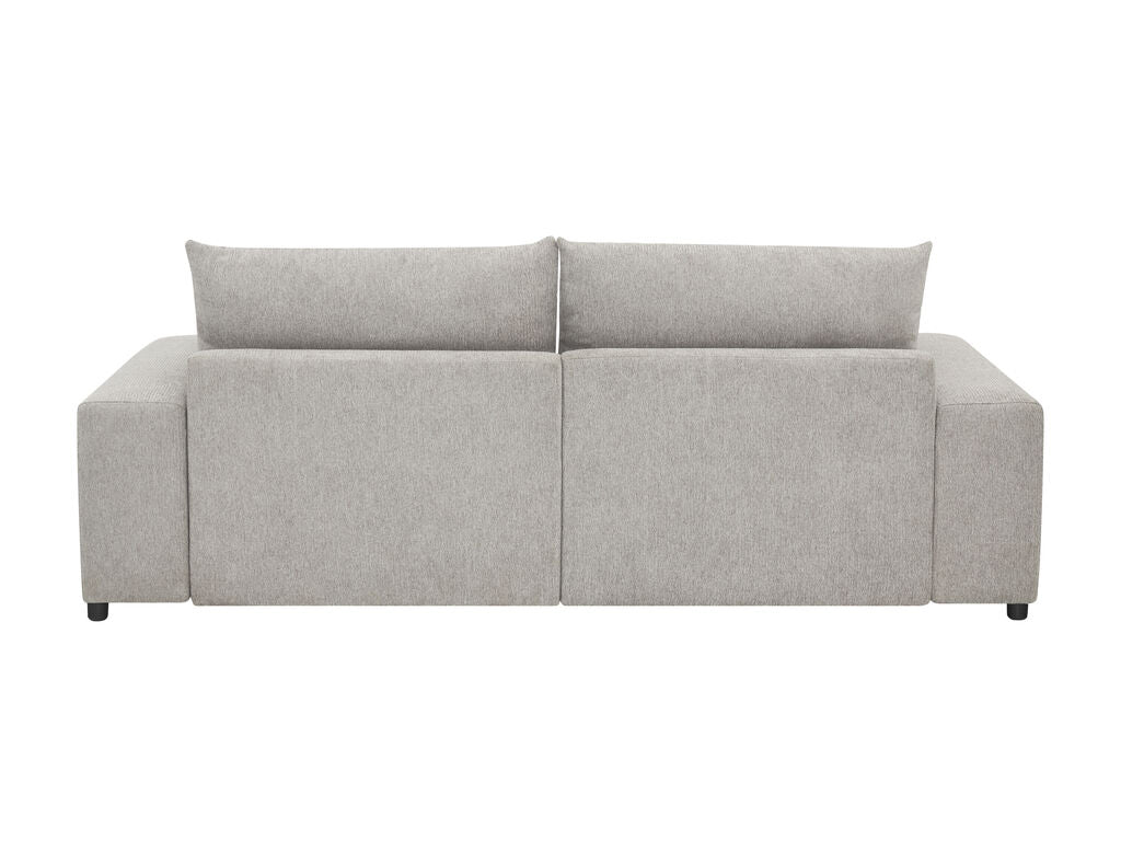 1158-Jaylee Light Gray Fabric 88 Wide Oversized Double Chaise Sleeper Sofa