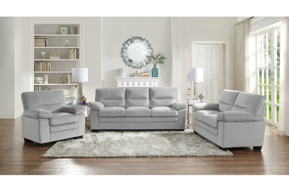 9328GY Keighly 2-PC Sofa & Loveseat Set