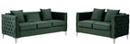 Bayberry 2-Pc Sofa & Loveseat - Green