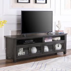 72 4-door TV Console Dark Grey