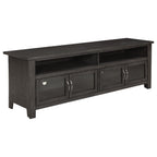 72 4-door TV Console Dark Grey