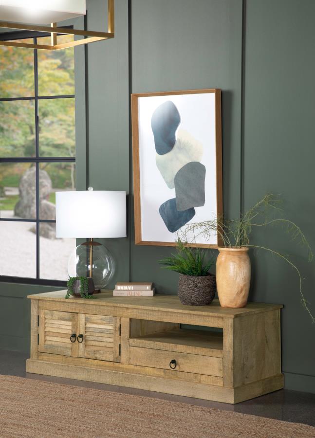 724254 Zabel 2-door TV Console Natural