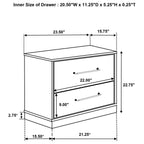 224981Q-S4 Fenwick 4-piece Queen Platform Bedroom Set Grey Oak
