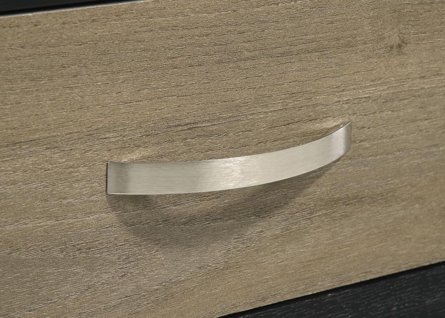 223041Q Valencia 4-piece Bedroom Set Light Brown and Black