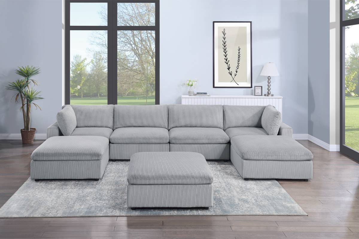 Amalfi 6pc Modular Cloud Sectional