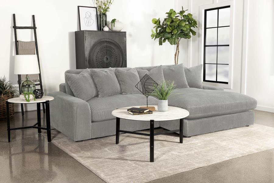 509900 Blaine Reversible Sectional - Grey