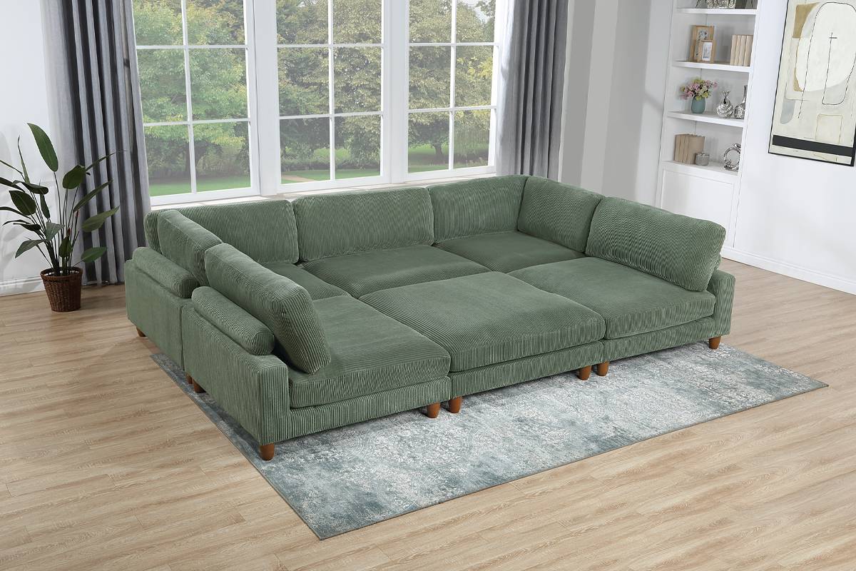 189 6-Pc Modular Sectional Sleeper