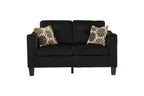 Byron 2-PC Sofa Set - Black