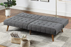 Bernard Adjustable Sleeper Sofa - Blue Grey