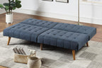 Bernard Adjustable Sleeper Sofa - Navy