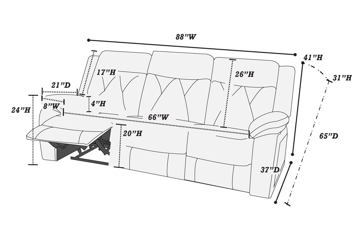 3-PC POWER MOTION SET-Sofa PDX-F86389