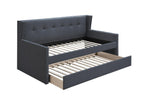 Andreas Daybed with Trundle - Charcoal