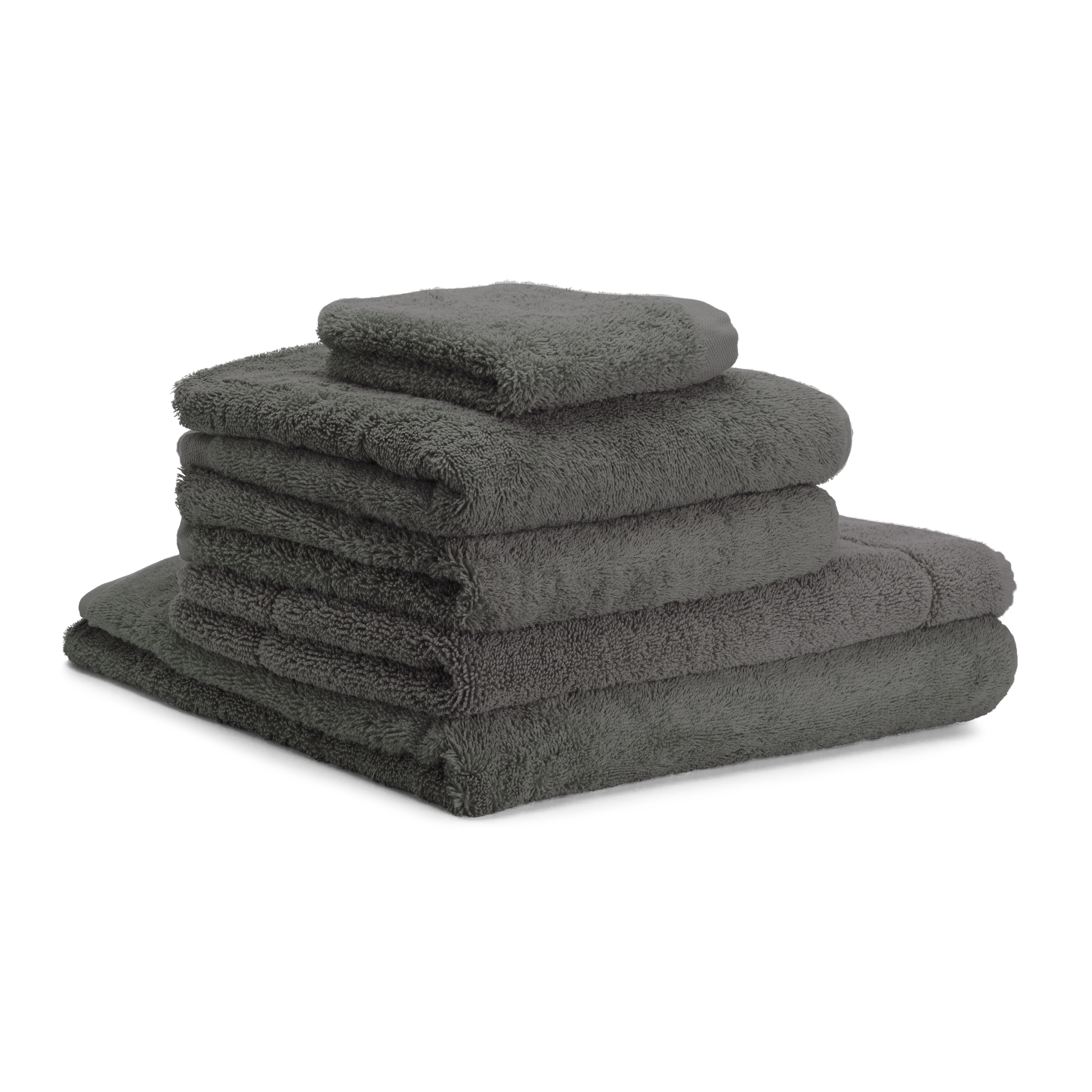 Riviera Bath Towel Set - Coal