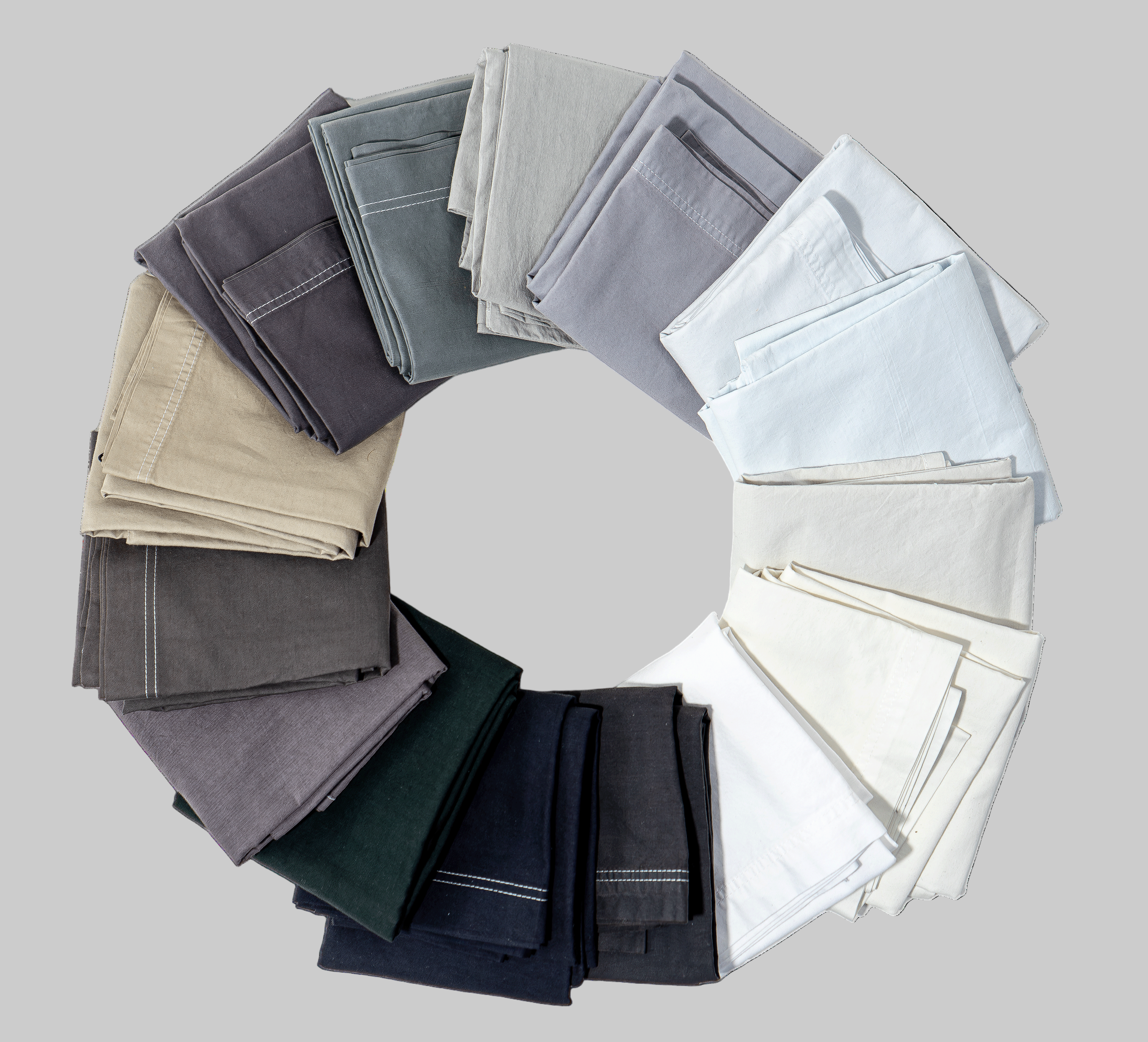 Sei Pillowcase Pair - Salt