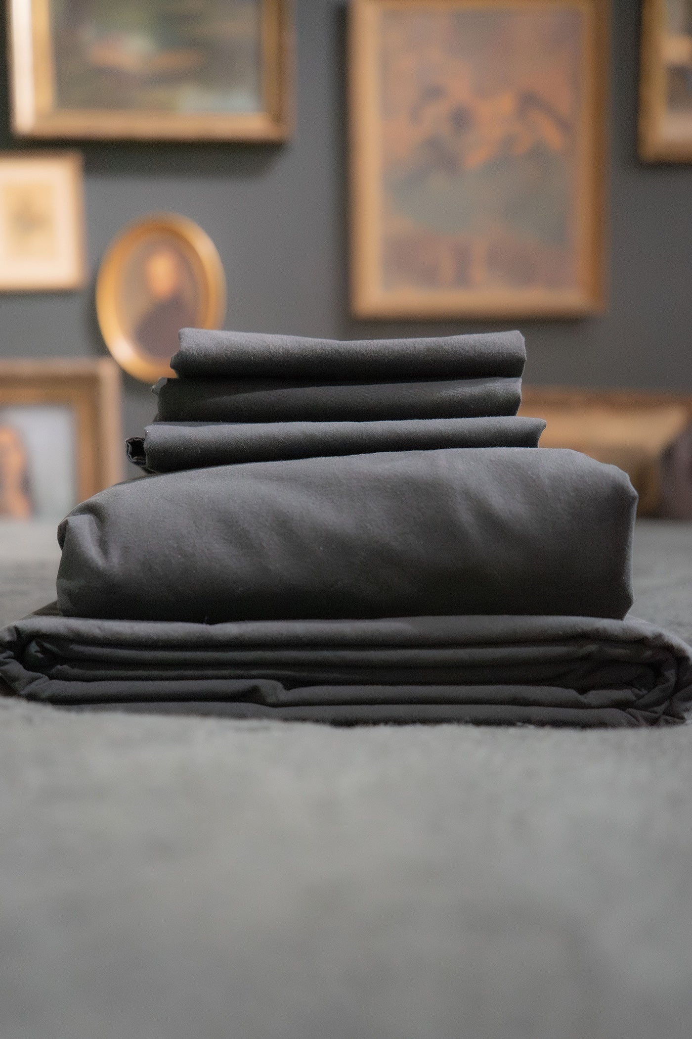 Nap Fitted Sheet - Coal