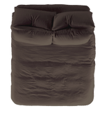 Vintage Linen Pillowcase Single - Bark