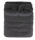 Vintage Linen Pillowcase Single - Coal