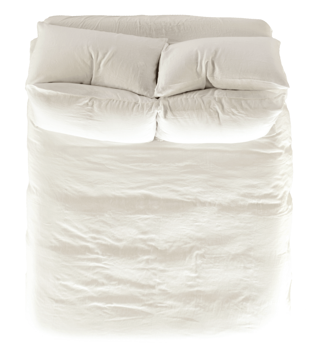 Vintage Linen Pillowcase Pair - Greige