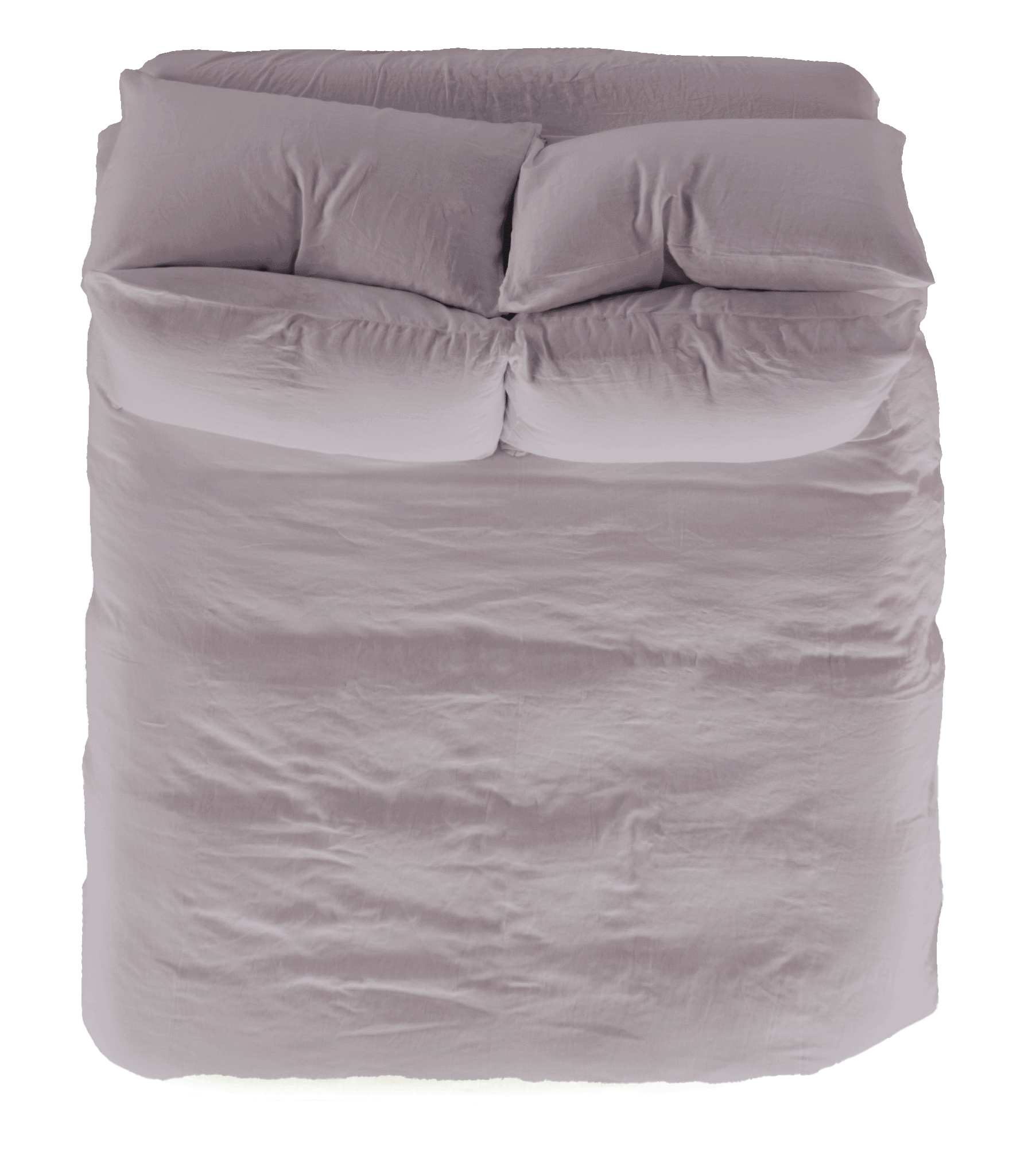 Vintage Linen Pillowcase Pair - Iris