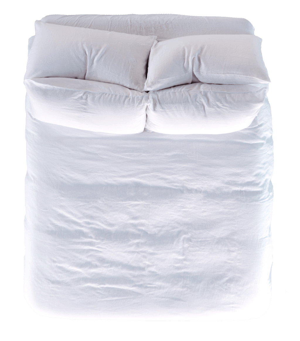 Vintage Linen Pillowcase Pair - Moon