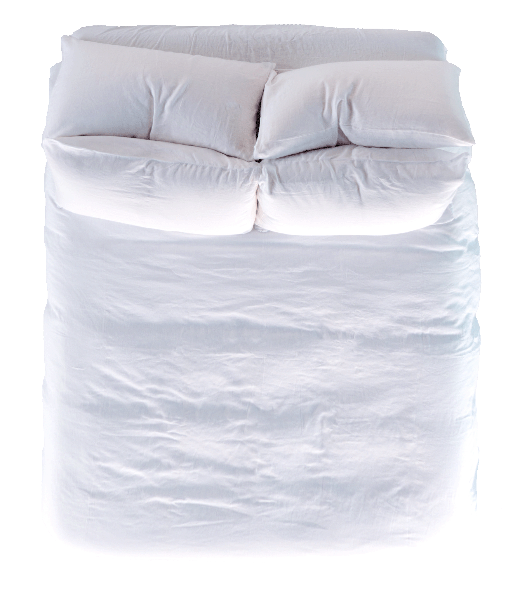 Vintage Linen Pillowcase Pair - Moon