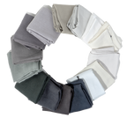 Vintage Linen Pillowcase Single - Coal