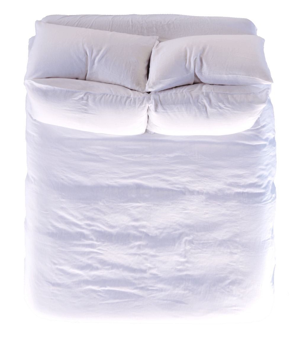 Vintage Linen Pillowcase Single - Salt