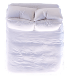 Vintage Linen Pillowcase Single - Salt