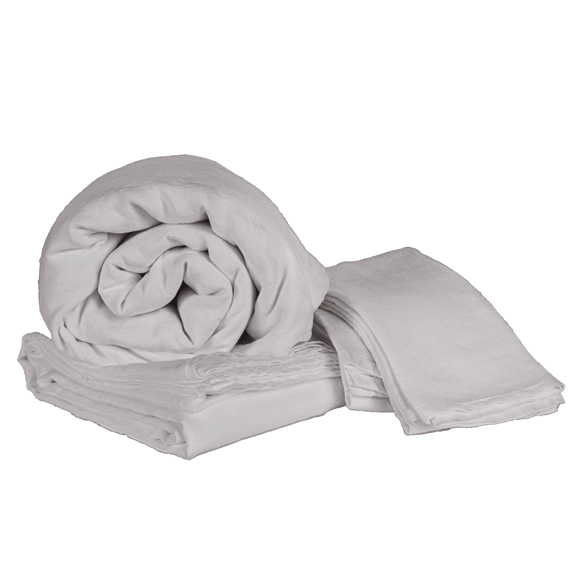 Vintage Linen Flat Sheet - Mica