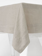 Vintage Linen Tablecloth - Smoke
