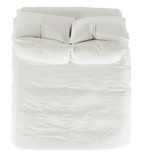 Vintage Linen Pillowcase Pair - White