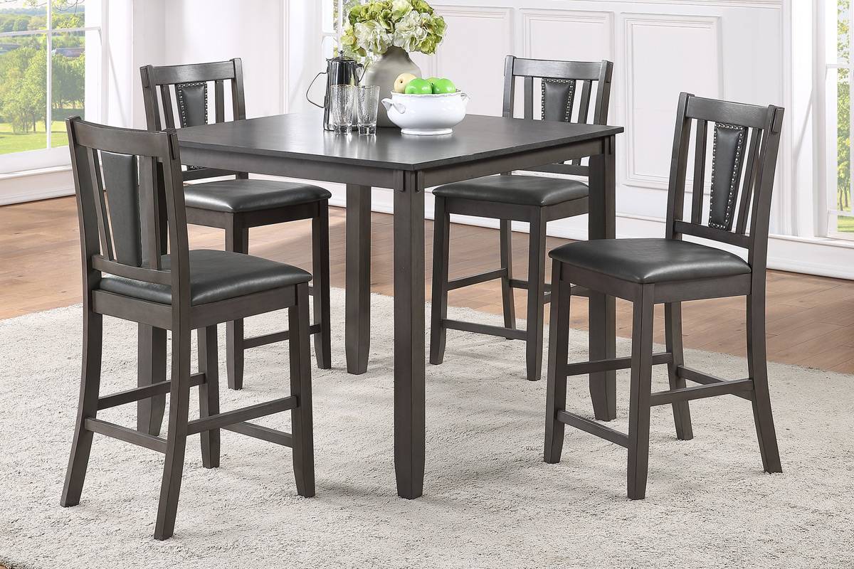 Carrey 5-PC Counter Height Dining Set