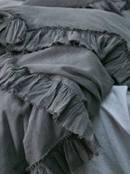 Tat Linen Duvet Cover - Oat