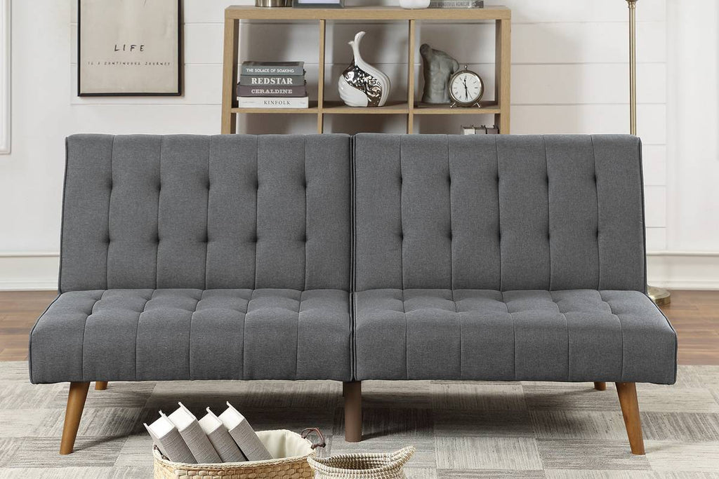 Bernard Adjustable Sleeper Sofa - Blue Grey